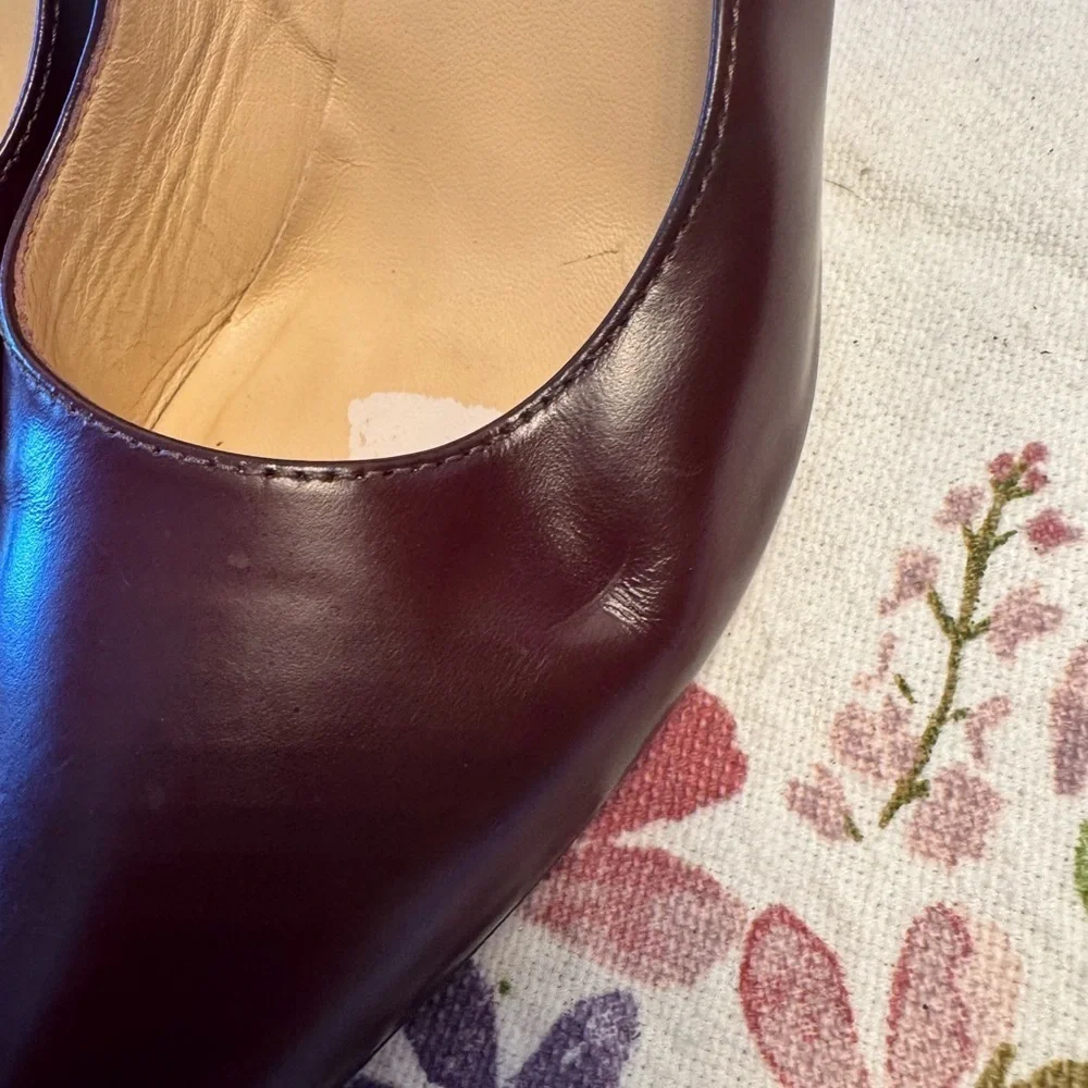 Coach Womens Shoes Leather Made in Italy Italian Gennie Heels Pumps Size 10